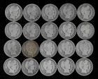 Barber Half Dollar Roll (20 Coins) 90% Silver (1895-1915) Lot C96