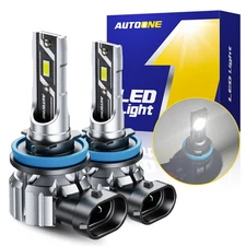 AUTOONE H11 LED Headlight Kit Low Beam Bulb Super Bright 6500K Canbus Error Free
