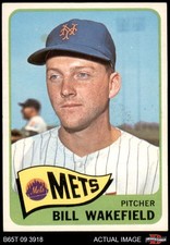 1965 Topps #167 Bill Wakefield Mets 4.5 - VG/EX+