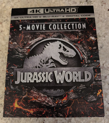 Jurassic World: 5-Movie Collection 4K UHD + Blu-Ray