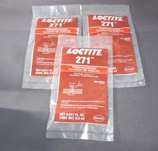 Loctite 271 0.017fl oz. Red High-Strength Threadlocker Capsule - Lot of 3