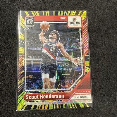 Scoot Henderson 2024-25 Panini Donruss Optic #153 Electricity Scope /75