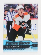 2016-17 Upper Deck Young Guns Clear Cut Travis Konecny #217 14lj