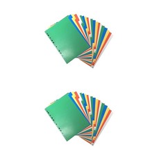 2 Pack Ordnertrennsteifen Trennstreifen Trennblätter Für Bürobedarf