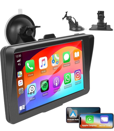 Portable Car Stereo,CarPlay Screen for Apple Car play & Android - Picture 2 of 9