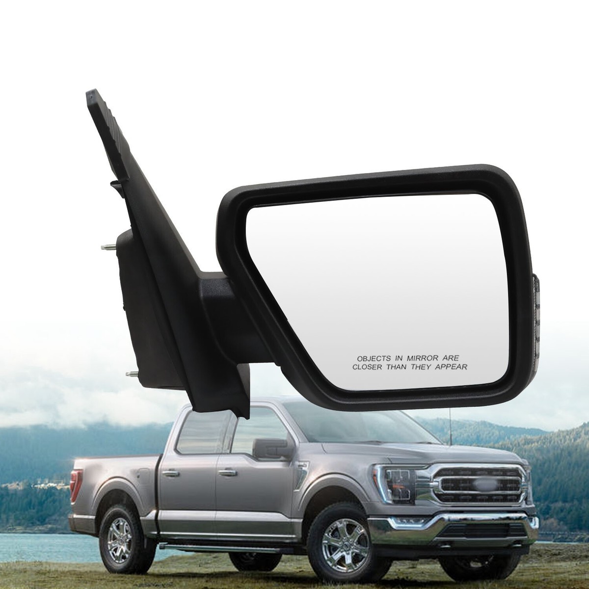 For 2021-2023 Ford F-150 Door RH Side Rear View For 2021-2023 Ford F-150 Door RH Side Rear View