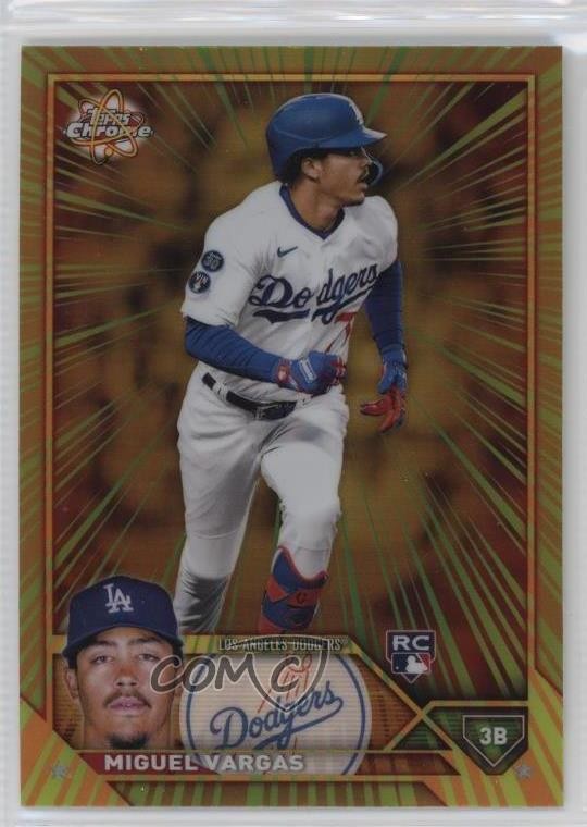 2023 Topps Chrome Radiating Rookies Miguel Vargas #RR-19 0px3