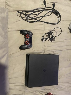Sony PlayStation 4 Slim Black Console Bundle w/ DualShock 4, HDMI, Wi-Fi