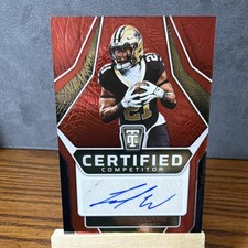 Panini Totally Certified Jamaal Williams Mirror Red Auto #CCA-JWS 71/100 Saints