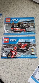 LEGO City 60084 Racing Bike Transporter 100% complete with  instructions