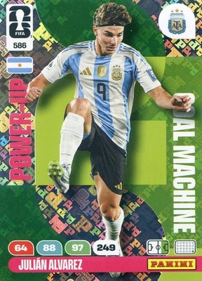 2026 Panini Adrenalyn XL FIFA World Cup JULIAN ALVAREZ #586 Power
