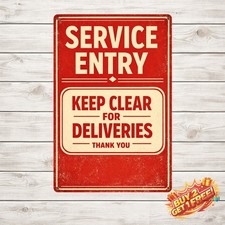 Do Not Block Gate No Parking Sign Weatherproof Aluminum Outdoor 8x12