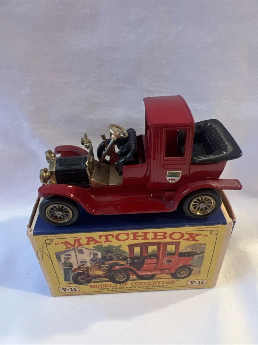 Matchbox Models of Yesteryear 1912 Vehicle Year Packard Vintage