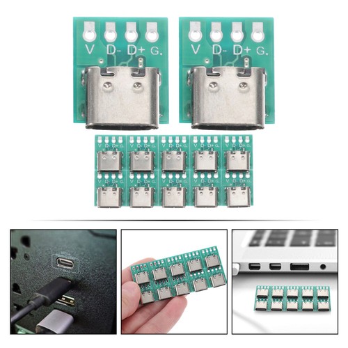 12 Pcs USB C- Splitter Board USB-C-Extender USB-C-Anschlussplatine - 第 2/12 張圖片