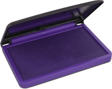 Large Purple Stamp Pad - 2-3/4" by 4-1/4" - Premium Quality Felt Pad