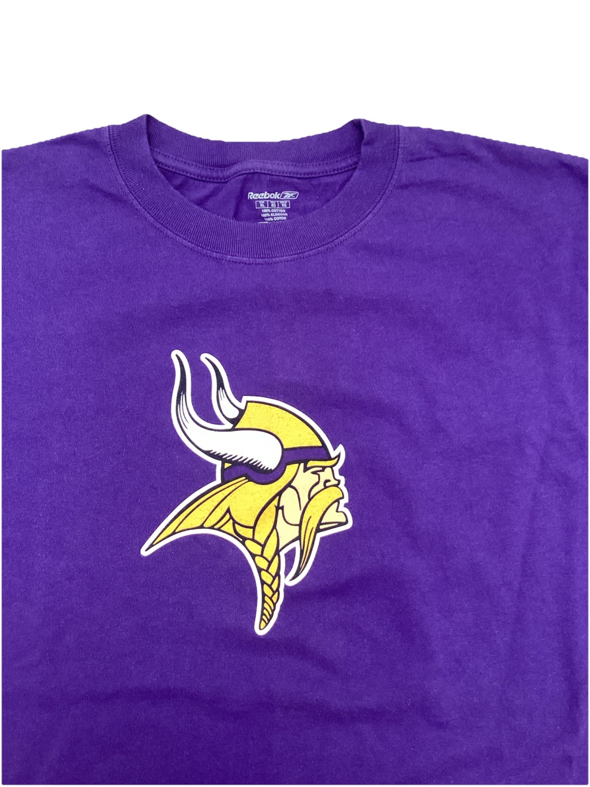Vintage Y2K Reebok Minnesota Vikings #4 Brett Favre Purple T-Shirt Men’s Size XL thumbnail 4