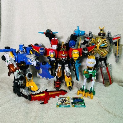 BANDAI DX Megazord Power Rangers Megaforce Sentai Goseiger Gosei & Great Wonder