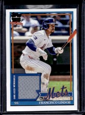 2026 Topps Francisco Lindor 1991 Jersey #91R-FL Mets