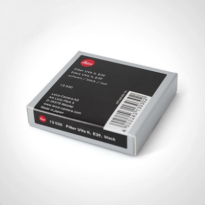 Brand New LEICA UV Filter UVa II  E39 Filter/39mm - Black  13030