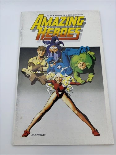 Amazing Heroes #35 (Fantagraphics Books November 15, 1983) Spider-Man Black Suit
