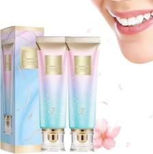 2Pcs Niacinamide Whitening Toothpaste, Nicotinamide Dazzle White Toothpaste, Fre