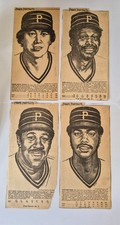 1977 Pittsburgh Post Gazette Pirate Portraits Newspaper Bio Lot of 29 Stargell 1977 Pittsburgh Post Gazette Pirate Portraits Newspaper Bio Lot of 29 Stargell