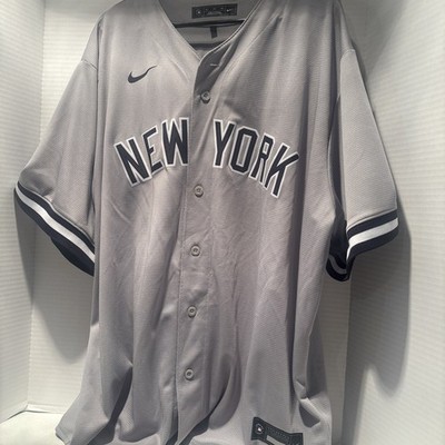 Nike Authentic New York Yankees Aaron Judge #99 Gray MLB Jersey