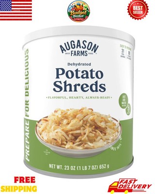 Augason Farms Dehydrated Potato Shreds Can, Emergency Food Supply, Everyday Meal