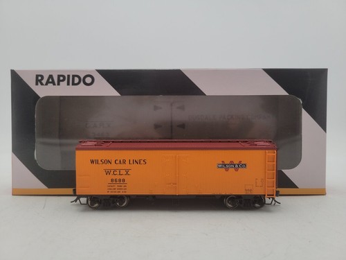 Frigorífico de carne de madera Rapido Trains 121045-1 HO Wilson WCLX 37' #8688 EX/caja | Condition: Used