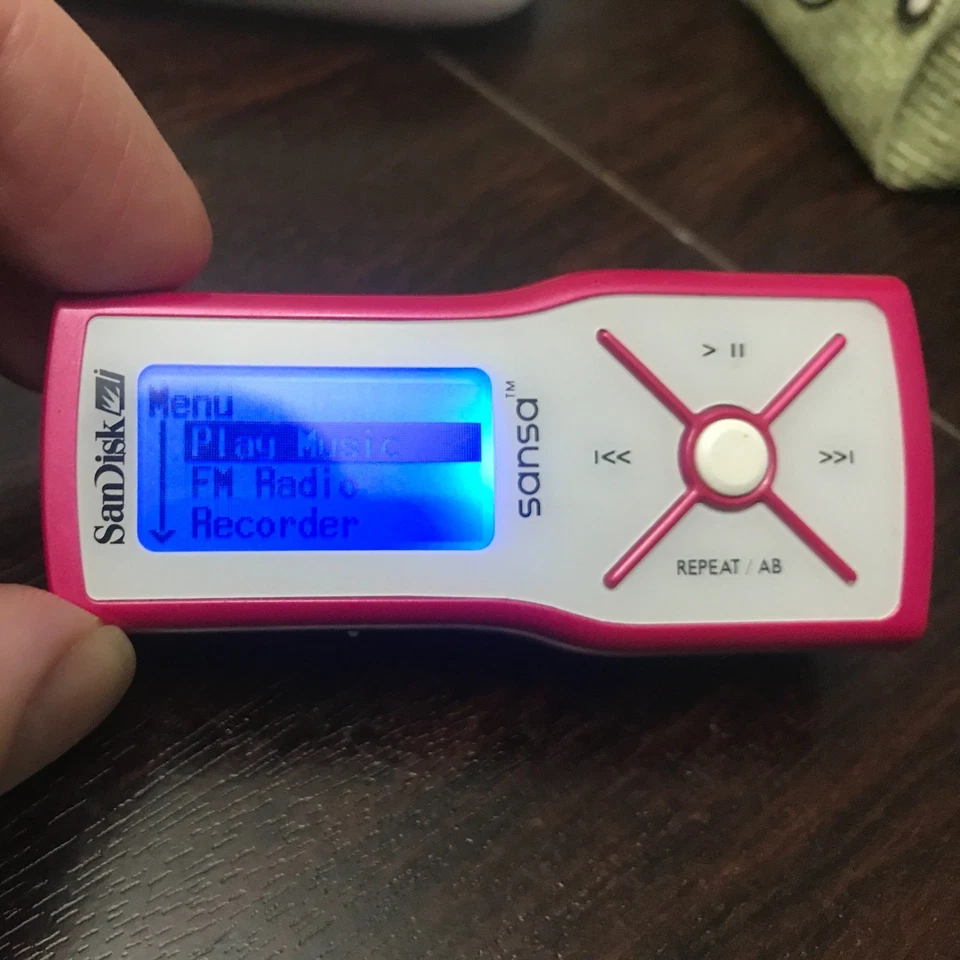 Reproductor de MP3 SanDisk Sansa m240 rosa (1 GB) - radio FM - grabadora - Imagen 2 de 4