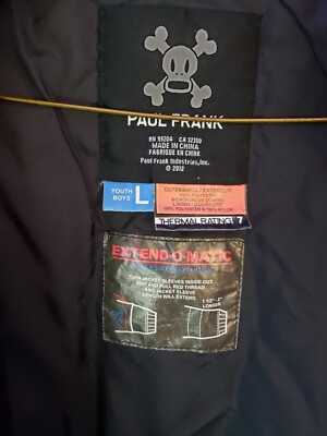 Paul Frank Boys' Skurvy Camo Insulated JacketSize L | eBay
