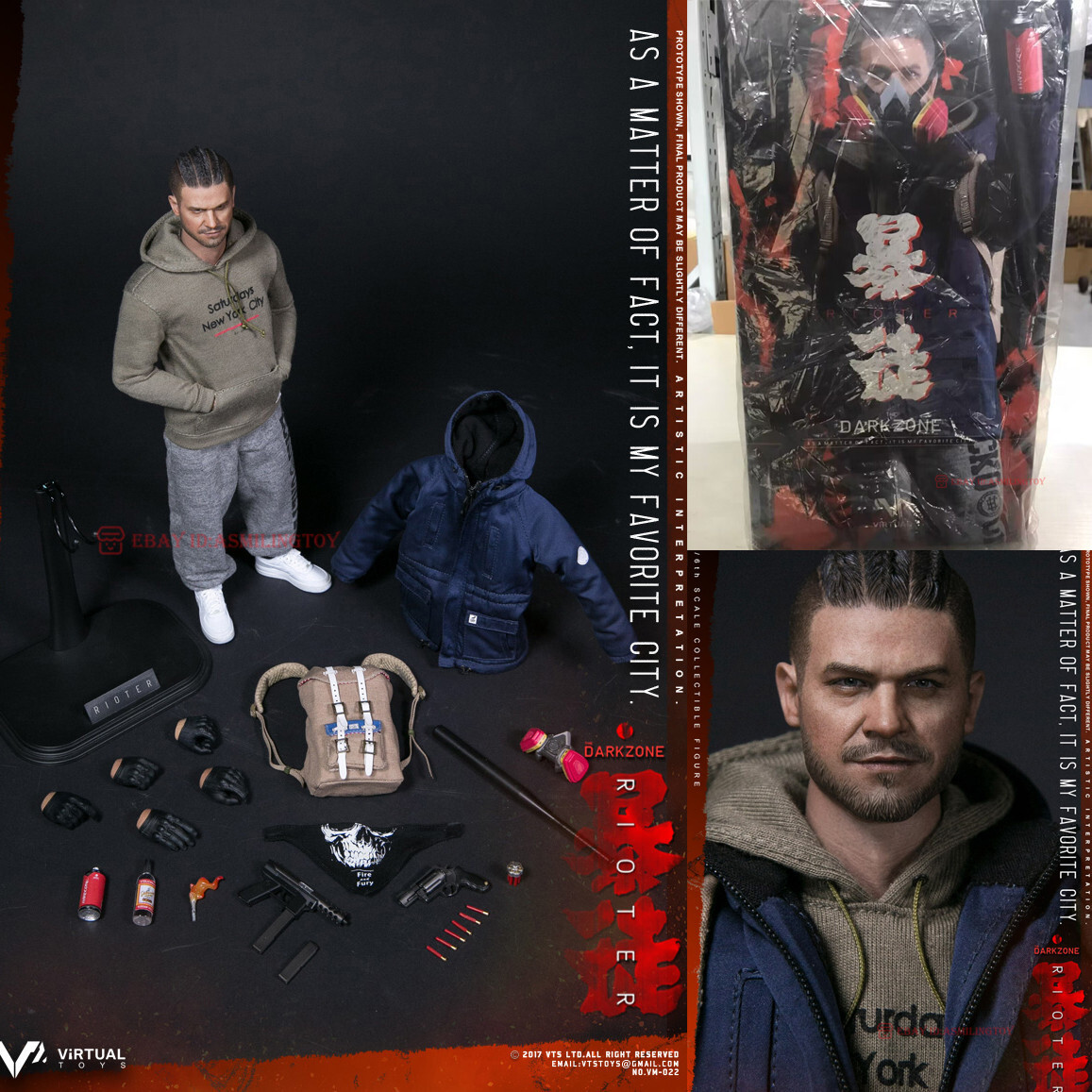 VTS Toys VM022 The Darkzone Rioter Tom Clancys The Division 1/6