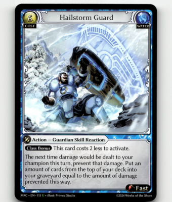 Grand Archive TCG Hailstorm Guard - Mercurial Heart | eBay