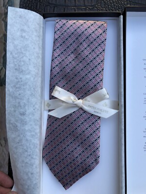 Original Patek Philippe Necktie by Ermenegildo Zegna 100% Silk