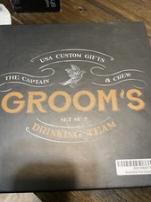 Grooms 7 Shot Glasses Drinking Team