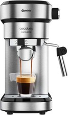 Cecotec Cafelizzia 790 Steel Express Coffee Maker for Espressos and Cappuccinos.