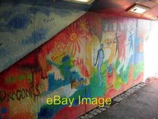 Photo 6x4 Artwork in the subway at Conwy This artwork decorates the subwa c2008
