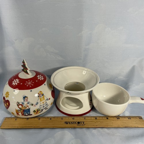 Villeroy & Boch Scandinavian Apple Baker Apfelbraeter Tea Light 2004 New In Box - Picture 10 of 16