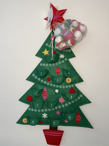 Target Wondershop Fabric Birds In Christmas Tree 12 Day Advent Calendar 2022 NEW - Picture 2 of 4