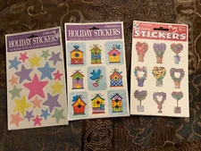 The Paper Magic Group Vintage Stickers, 3 Sets, Designs In Pictures, Make Offer!