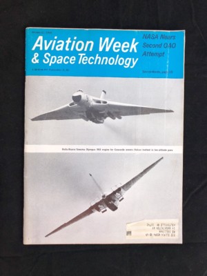 1968 AVIATION WEEK & SPACE TECHNOLOGY OCTOBER 21 NASA NEARS SECOND OAO ATTEMPT 