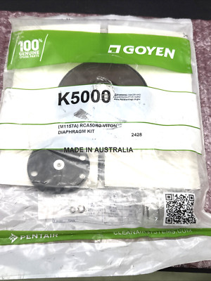 Goyen Pentair K5000 (M1157A) RCA50/62 Viton Membrankit (ECHTES OEM) *NEU*