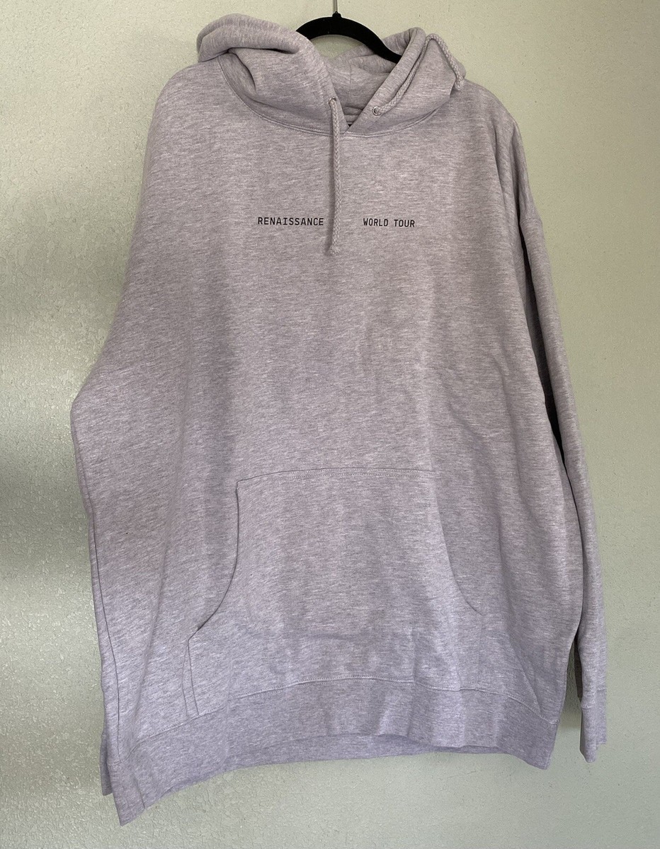 Beyonce Renaissance World Tour Gray Hooded Sweater 4XL 2023
