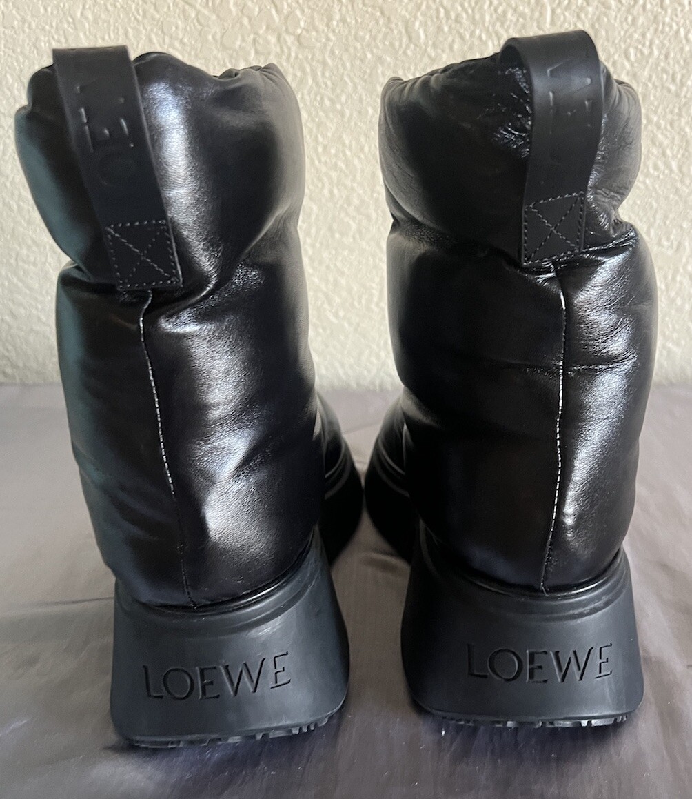Loewe Black Puffy Padded Leather Boots $1200 EU 38 | eBay Loewe Black Puffy Padded Leather Boots $1200 EU 38 | eBay
