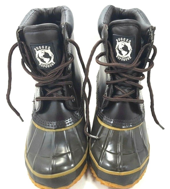 RUGGED EXPOSURE Women's Dark Brown Winter Duck Boots Size 5 eBay