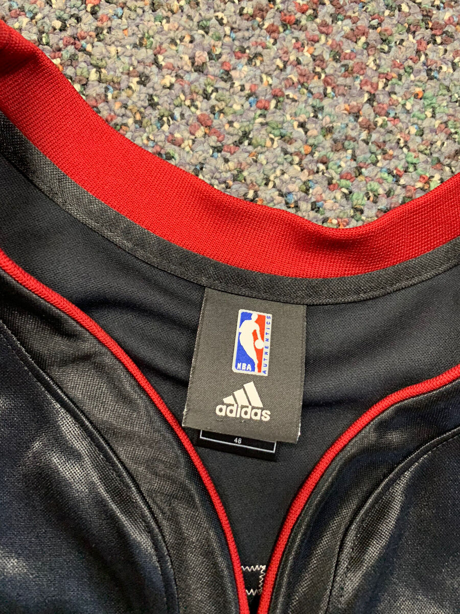 ADIDAS Authentic Miami Heat Black Retro Vintage Jersey Size ADIDAS Authentic Miami Heat Black Retro Vintage Jersey Size