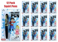 12-Pack Joke Squirt Pens – Hilarious Bulk Prank Pens for Kids, Party Favors