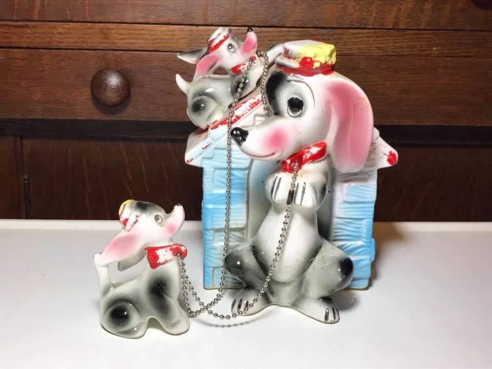 Vintage Ceramic Dog and Dog House Coin Bank eBay