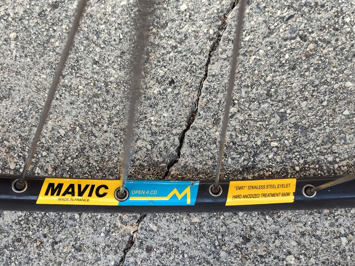Campagnolo Record Hub Mavic Open 4 CD 700c Rim Front Wheel