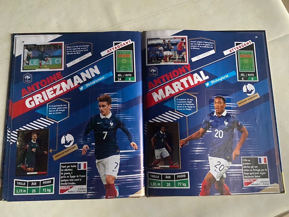 Album Panini FFF 2016 - Fiers D'être Bleus - Équipe De France - Complet